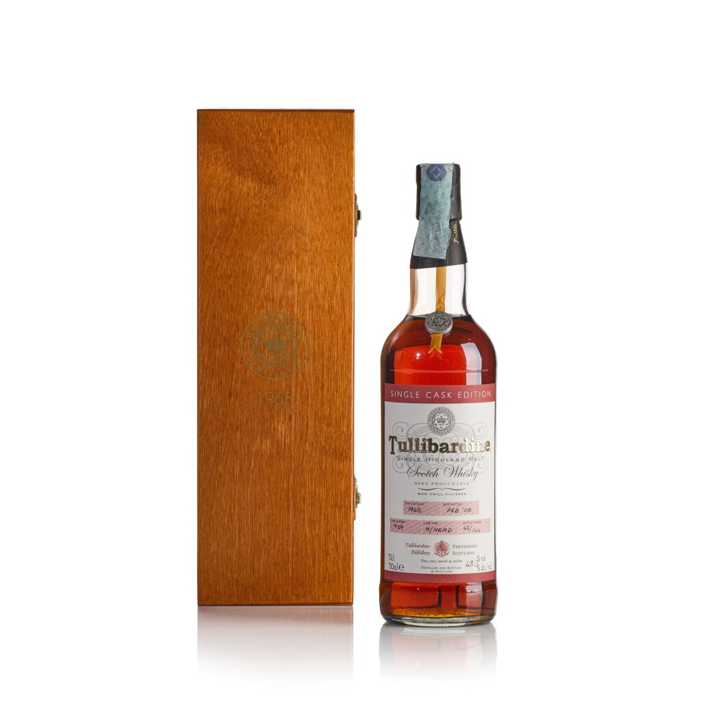 View full screen - View 1 of Lot 505. Tullibardine Single Cask 48.3 abv 1965 (1 BT70).