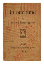 Hemingway, Ernest | in our time, first edition of Hemingway’s second book