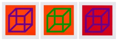 View full screen - View 1 of Lot 49. Open Cube in Color on Color (Krakow 2003.05) (Three Works).