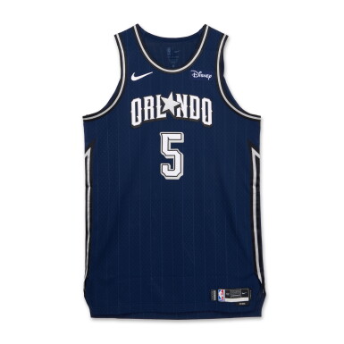 View full screen - View 1 of Lot 42. Paolo Banchero Game Worn ‘Skills Challenge’ City Edition Complete Uniform.