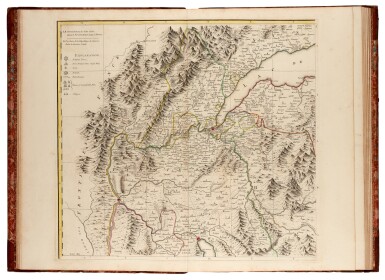 View full screen - View 1 of Lot 27. DURY | A chorographical map of the King of Sardinia's dominions, 1765.