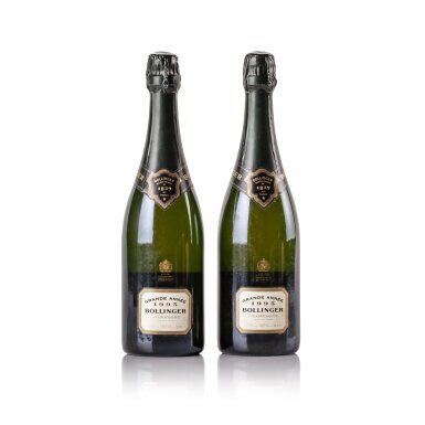 View full screen - View 1 of Lot 472. Bollinger Grande Année 1995 (2 BT).