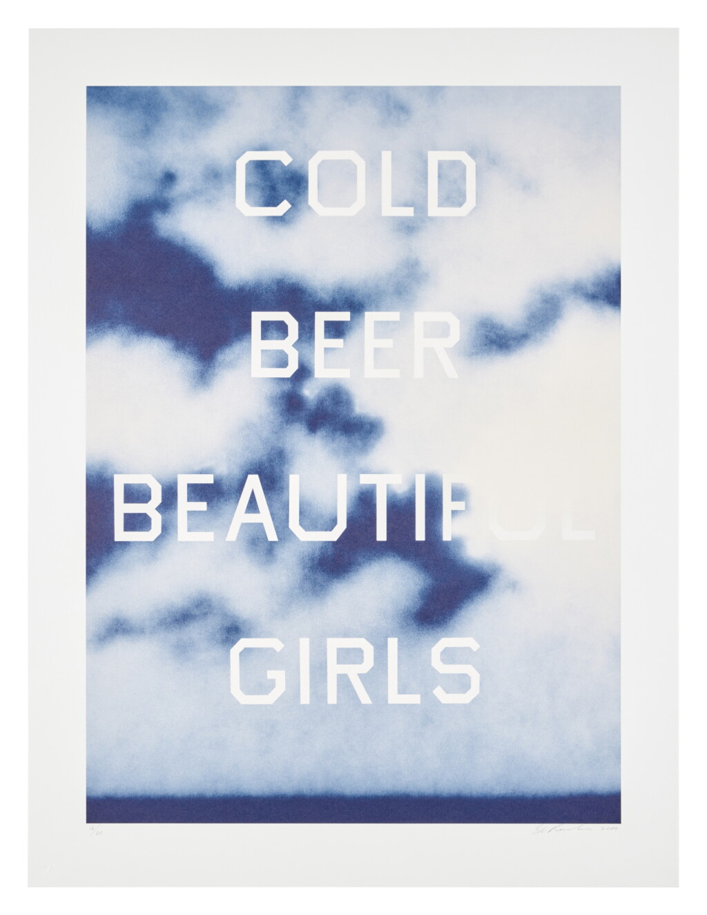 View full screen - View 1 of Lot 41. Cold Beer Beautiful Girls.