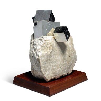 View full screen - View 1 of Lot 85. Pyrite on Matrix.