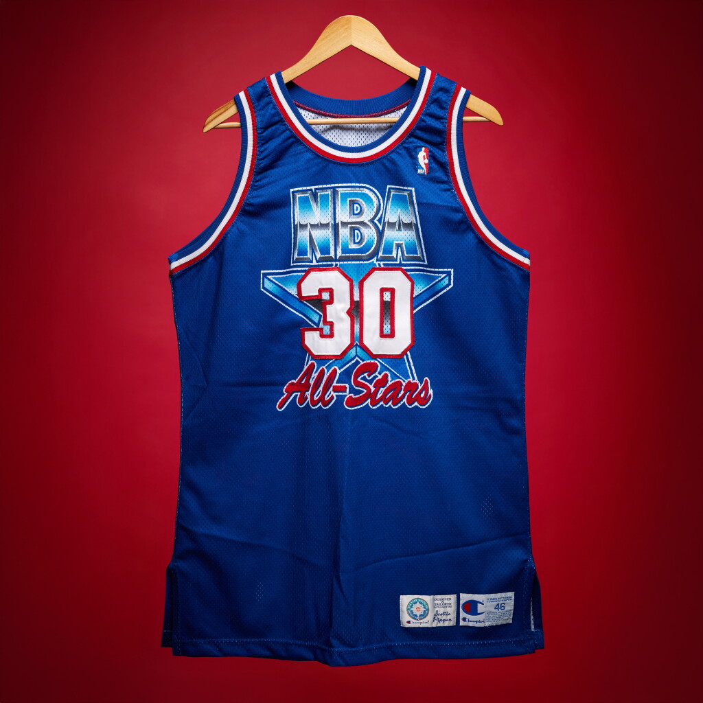 View full screen - View 1 of Lot 30. Scottie Pippen 1994 NBA All-Star Game Worn Jersey | All-Star Game MVP | Double-Double.