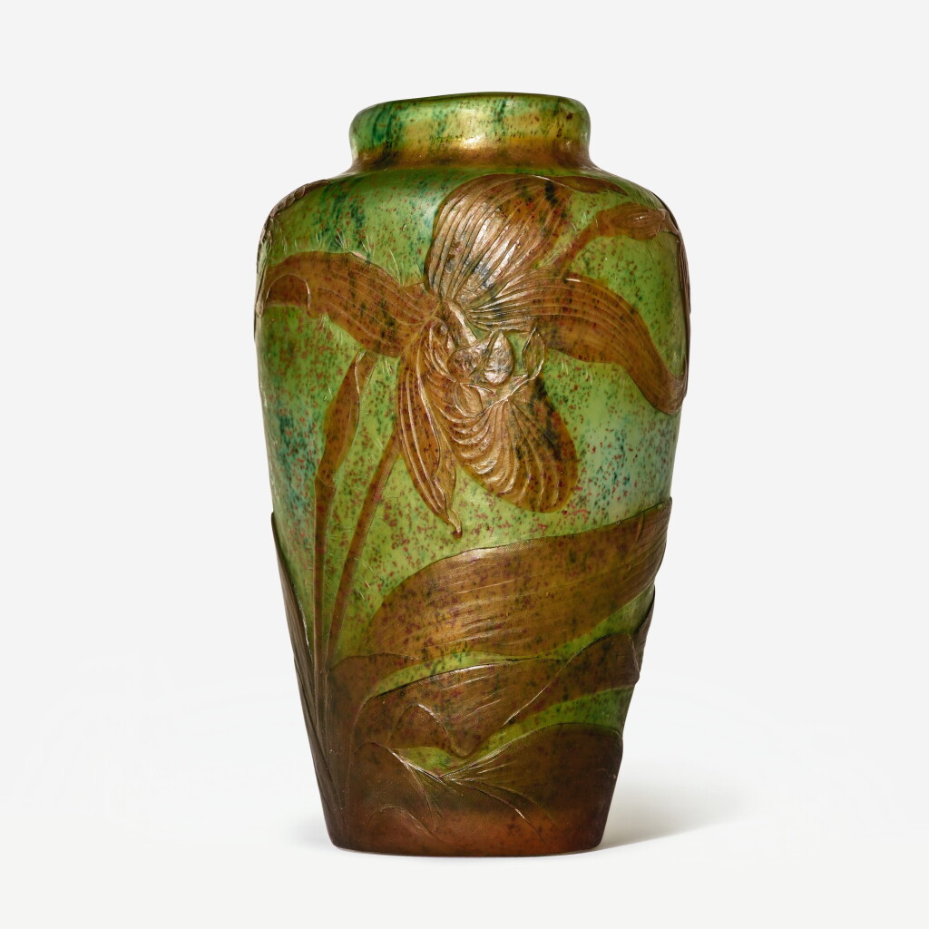View full screen - View 1 of Lot 26. "Orchid" Vase.