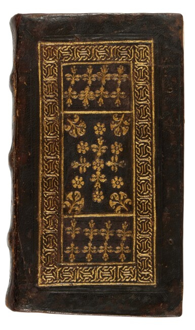 View full screen - View 1 of Lot 1462. Suetonius, XII Caesares, Venice, Heirs of Aldo Manuzio & Andrea Torresano, 1516, Roman dark brown morocco, ca. 1520.