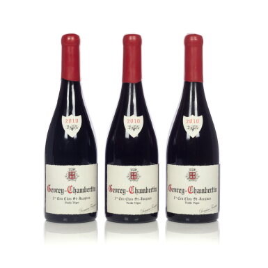 View full screen - View 1 of Lot 52. Gevrey Chambertin, Clos St. Jacques 2010 Domaine Fourrier (3 BT).