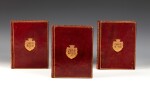 Histoire philosophique... Genève, 1775. 3 vol. in-4. Maroquin rouge aux armes de la duchesse de Gramont.