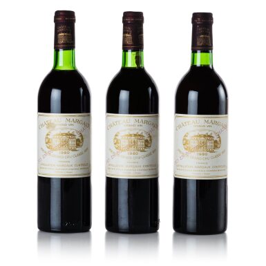 View full screen - View 1 of Lot 11. Château Margaux 1980 (3 BT).