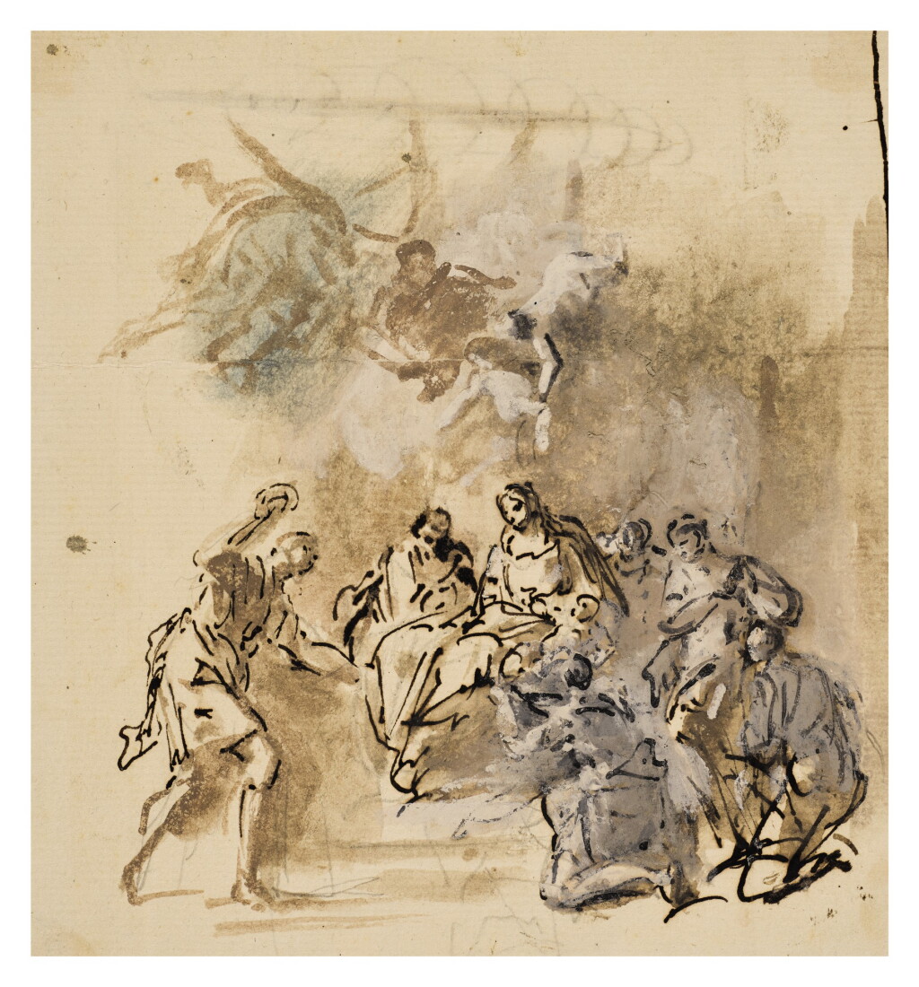 View full screen - View 1 of Lot 280. The Adoration of the Shepherds.