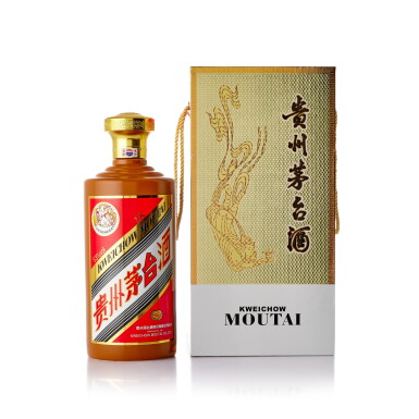 View full screen - View 1 of Lot 6935. 2022年產“飛天牌”貴州茅台-金桂葉 Kweichow Moutai Flying Fairy Jinguiye 2022 (1 POT).