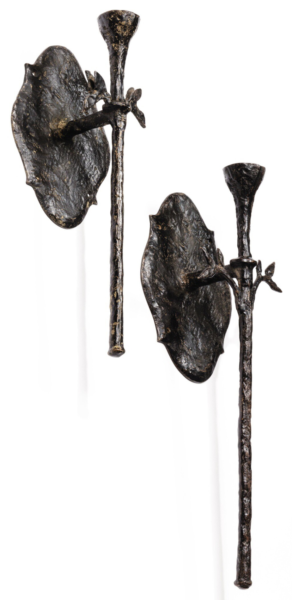 View full screen - View 1 of Lot 226. FRENCH SCHOOL, 20TH CENTURY | A MODERN PAIR OF WALL LIGHTS.