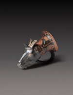 An Apulian Red-figured Rhyton, circa 350-330 B.C.