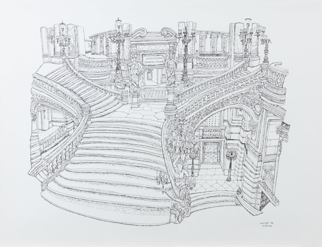 View full screen - View 1 of Lot 108. Le Grand Escalier, Palais Garnier, Opéra de Paris, Paris.