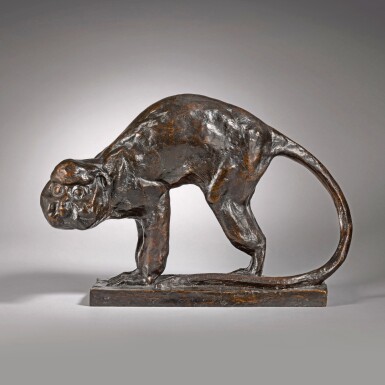 View full screen - View 1 of Lot 126. Red Tailed Monkey.