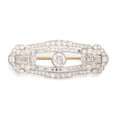 View full screen - View 1 of Lot 236. Tiffany & Co. | Diamond Brooch.