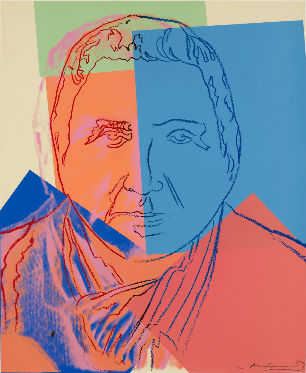 View full screen - View 1 of Lot 864. Gertrude Stein, from Ten Portraits of Jews of the Twentieth Century (Feldman & Schellmann II.227).