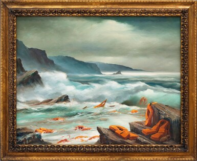 View 2 of Lot 49. BANKSY | MEDITERRANEAN SEA VIEW 2017.