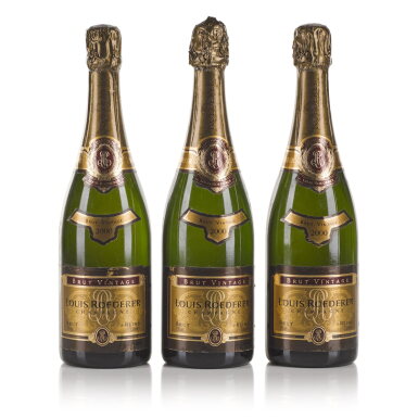 View full screen - View 1 of Lot 531. Louis Roederer, Brut 2000 and 2002 (6 BT).