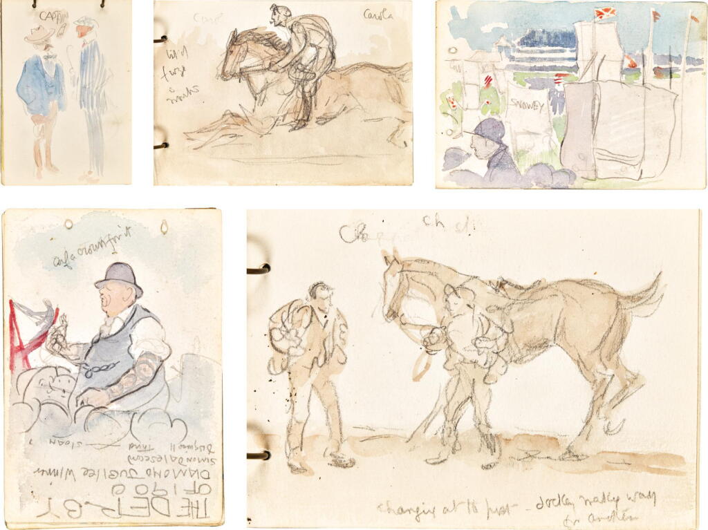 Voir en plein écran - Voir 1 du lot 10. JACK BUTLER YEATS, R.H.A. | FIVE SKETCHBOOKS.