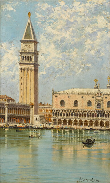 View full screen - View 1 of Lot 213. View of St Mark’s Campanile, Venice.
