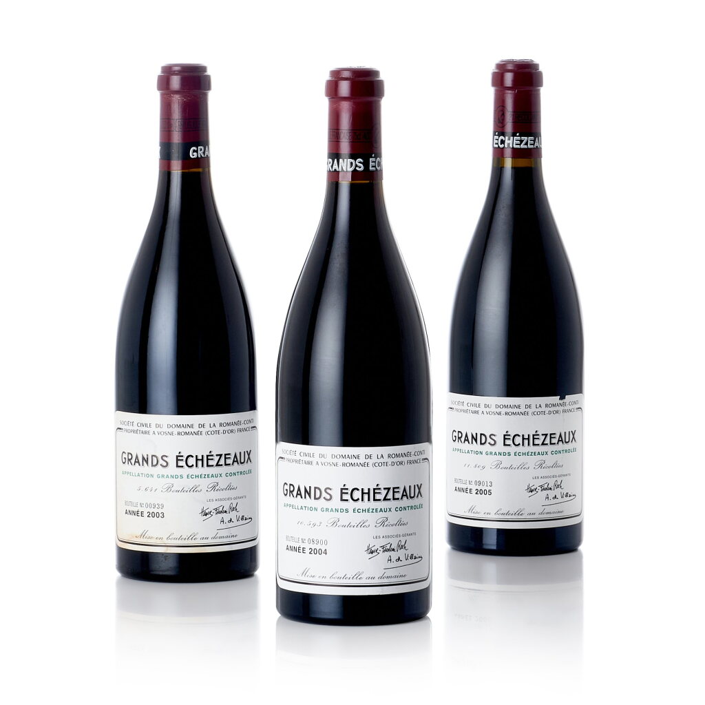 View full screen - View 1 of Lot 5038. Grands Echézeaux 2005 Domaine de la Romanée-Conti (3 BT).