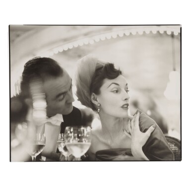 View full screen - View 1 of Lot 203. RICHARD AVEDON | ELISE DANIELS, TURBAN BY PAULETTE. PRÉ-CATELAN, PARIS.