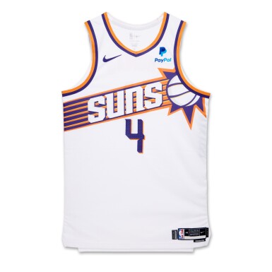 View full screen - View 1 of Lot 121. Isaiah Thomas Phoenix Suns 2023-2024 Game Worn Association Edition Jersey.