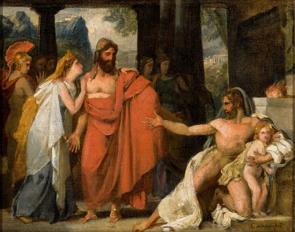 View full screen - View 1 of Lot 69. Themistocles at the Court of Admetus.