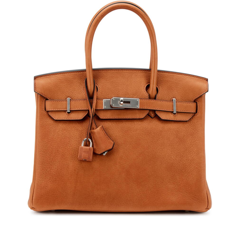 Voir en plein écran - Voir 1 du lot 69. Cuivre Taurillon Saddle Birkin 30 Palladium Hardware, 2021.