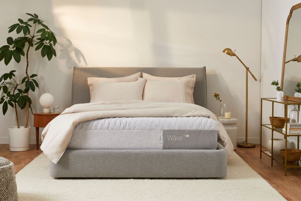 View full screen - View 1 of Lot 32. 'Haven' Bed Frame and Bedding Set, Casper.