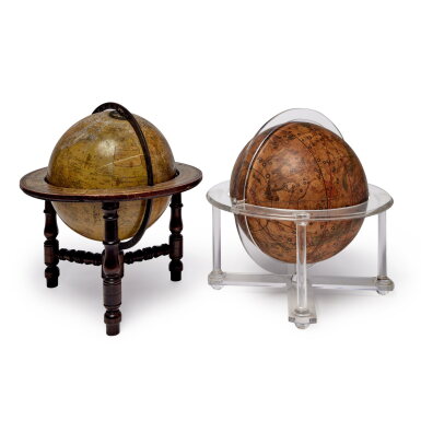 View full screen - View 1 of Lot 607. A Victorian 12-Inch Terrestrial Globe, Labeled Malby & Son, 19th Century.