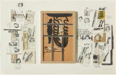 View full screen - View 1 of Lot 84. RAY JOHNSON | HERO ROSE .