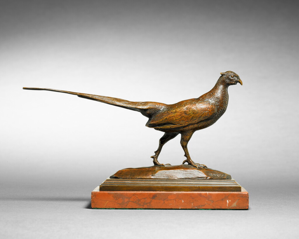 Voir en plein écran - Voir 1 du lot 67. Faisan, tête tournée á droite (Pheasant, head turned right).