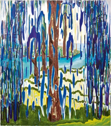 View full screen - View 1 of Lot 1107. Shara Hughes 莎拉‧休斯 | Weeping Willow 哭泣的垂柳.