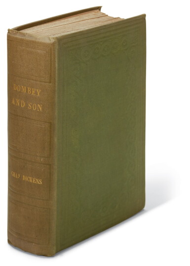 View full screen - View 1 of Lot 134. Dickens, Dombey and Son, 1848, first edition in book form.