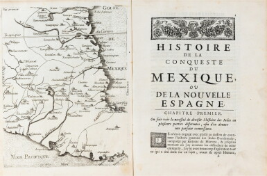 View full screen - View 1 of Lot 32. Histoire de la conquête du Mexique... Paris,1691. In-4. Reliure de l'époque. Première édition française..