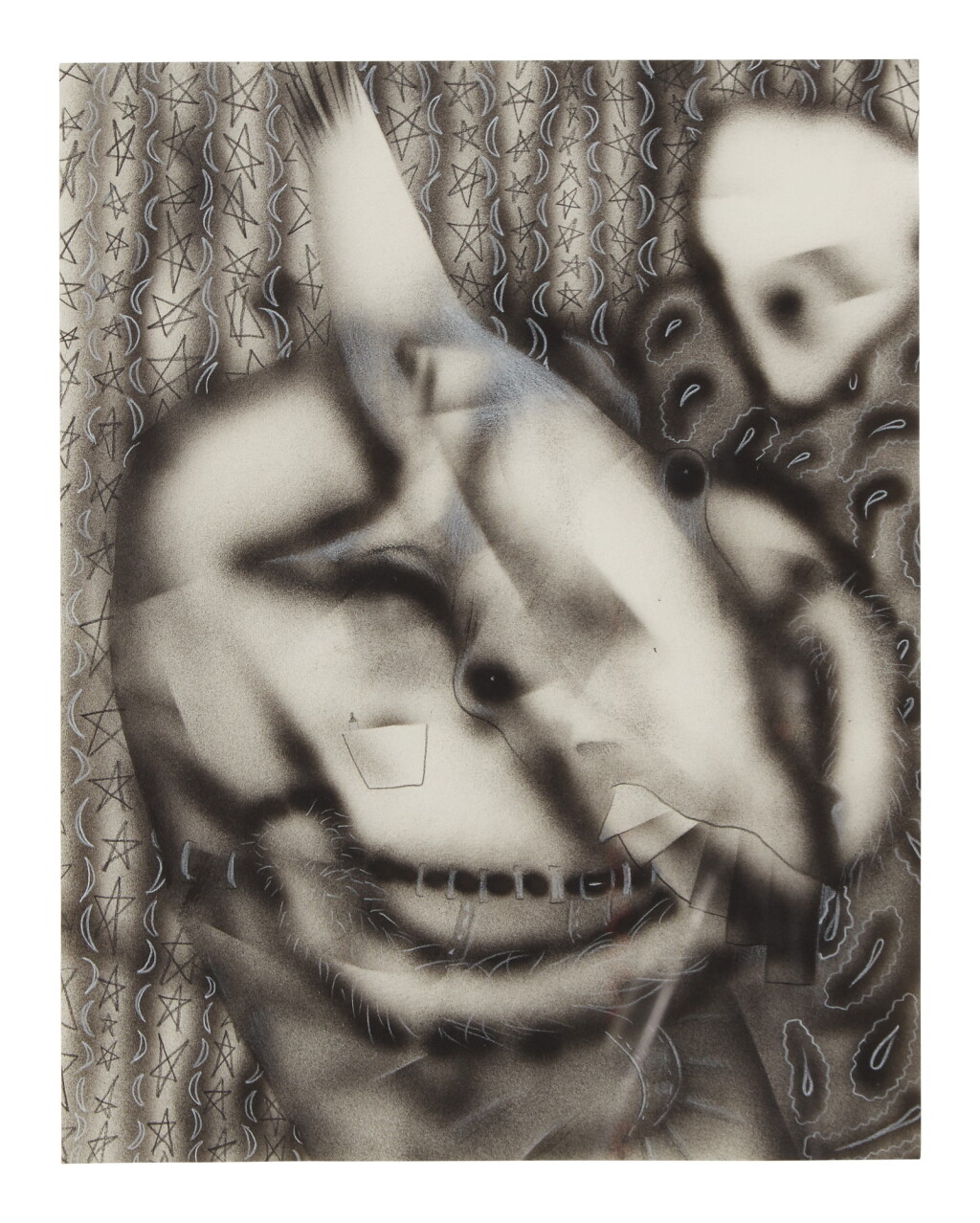 View full screen - View 1 of Lot 190. JIM SHAW | ANTEATER FACED BOY AND MOTHER.