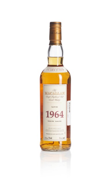 View full screen - View 1 of Lot 13. The Macallan Fine & Rare 37 Year Old 58.2 abv 1964 .