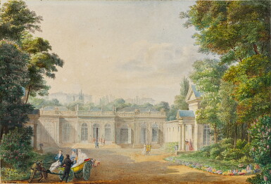 View full screen - View 1 of Lot 240. View of Château de Neuilly.