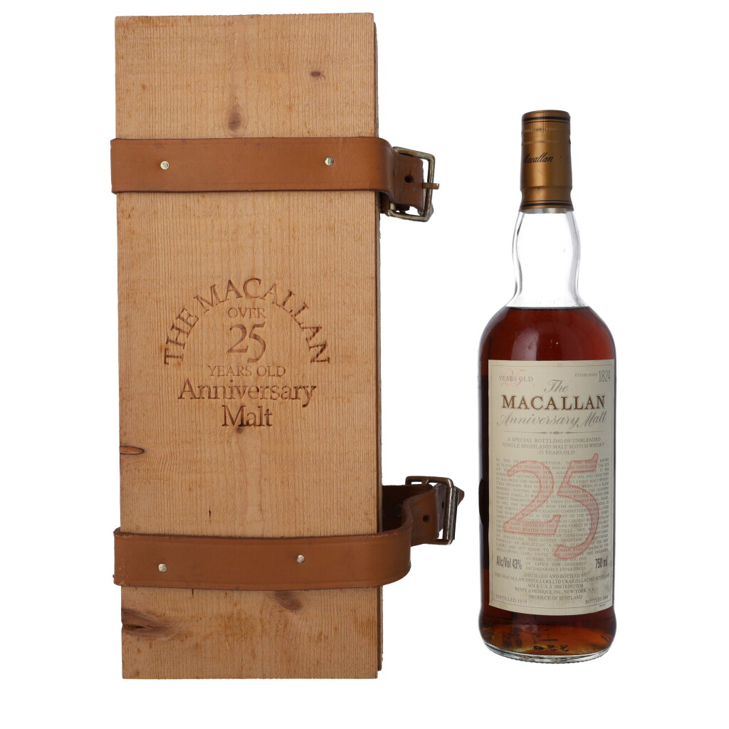 View full screen - View 1 of Lot 14. The Macallan 25 Year Old Anniversary Malt 43.0 abv 1975 (1 BT75).