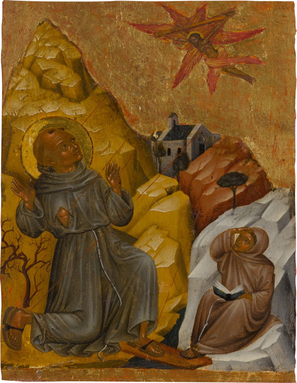View full screen - View 1 of Lot 101. The stigmatization of Saint Francis.