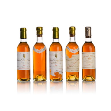 View full screen - View 1 of Lot 213. Mixed case of Sauternes half-bottles (5 HFBT).