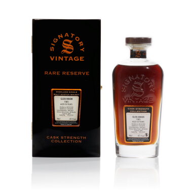 View full screen - View 1 of Lot 300. Glen Mhor Signatory Vintage Rare Reserve 50 Year Old 49.1 abv 1965 (1 BT70).