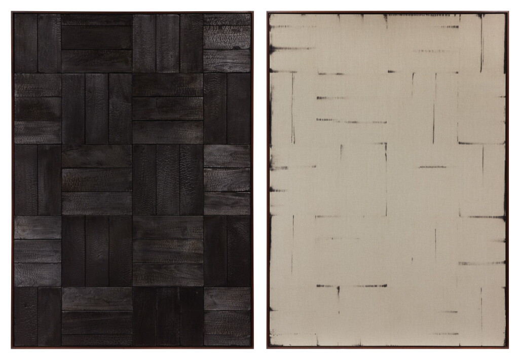 View full screen - View 1 of Lot 650. DAVIDE BALULA | BURNT PAINTING, IMPRINT OF THE BURNT PAINTING.