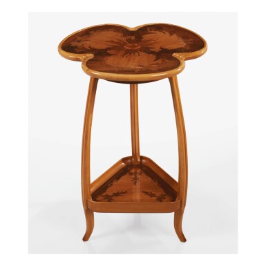 View full screen - View 1 of Lot 90. LOUIS MAJORELLE | TREFOIL TABLE.