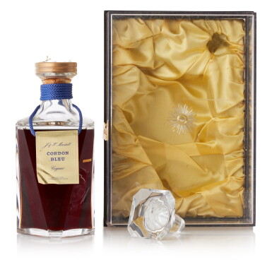 View full screen - View 1 of Lot 6570. Martell Cordon Blue Crystal Decanter 40.0 abv NV (1 BT70).