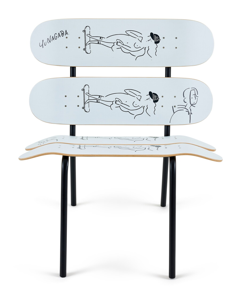 View full screen - View 1 of Lot 8. YU NAGABA 長場雄 | "I'M YOUR VENUS" SKATEBOARD BENCH 「I'M YOUR VENUS」滑板長凳.