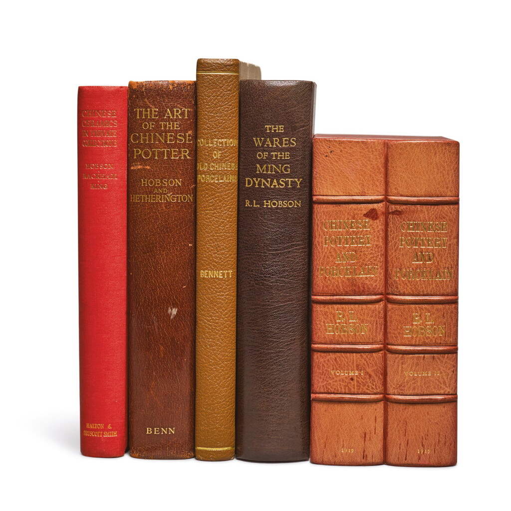 View full screen - View 1 of Lot 758. WORKS BY HOBSON, R.L. AND PORCELAIN COLLECTIONS, SIX VOLUMES.